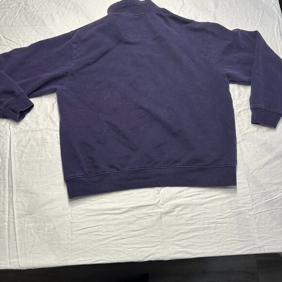 Orvis Navy Quarter Snap Pullover Sweatshirt Men’s XL Outdoor Style - Picture 1 of 2